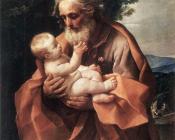 St Joseph with the Infant Jesus - 纪多·雷尼